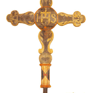 Vortragekreuz mit Sanduhr