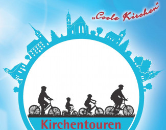 Logo Kirchentouren 2024 in Blautönen