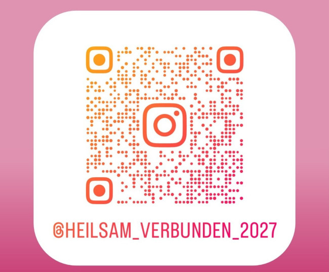 Insta Logo auf Pinken Hintergrund